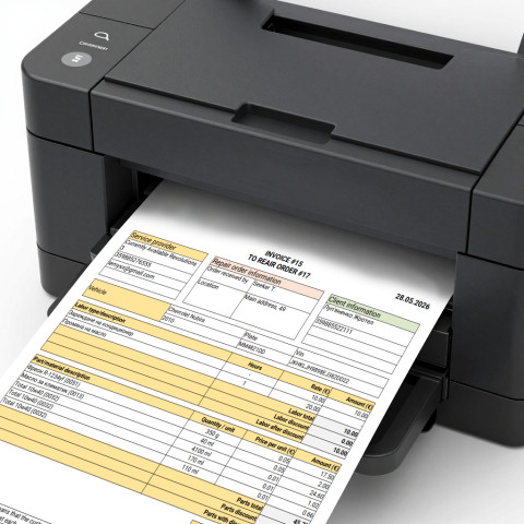 Car management system, invoicing