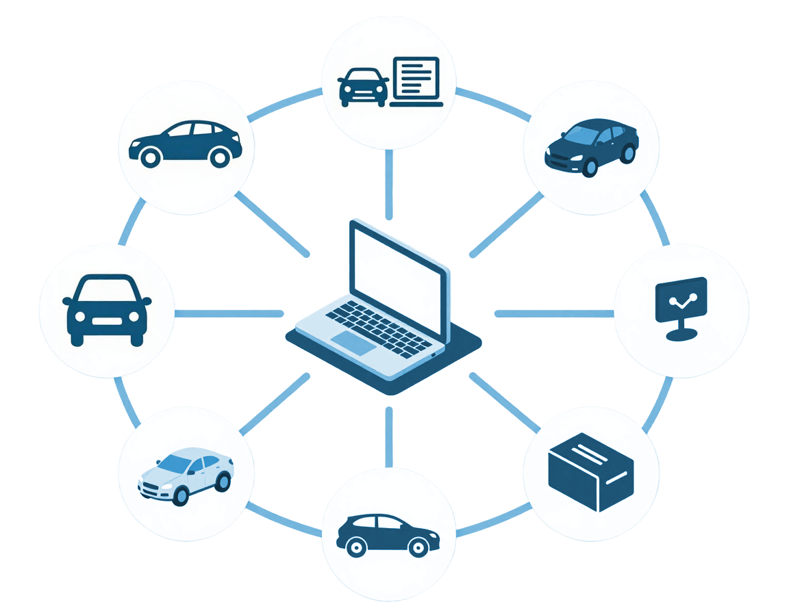 Car management system, invoicing