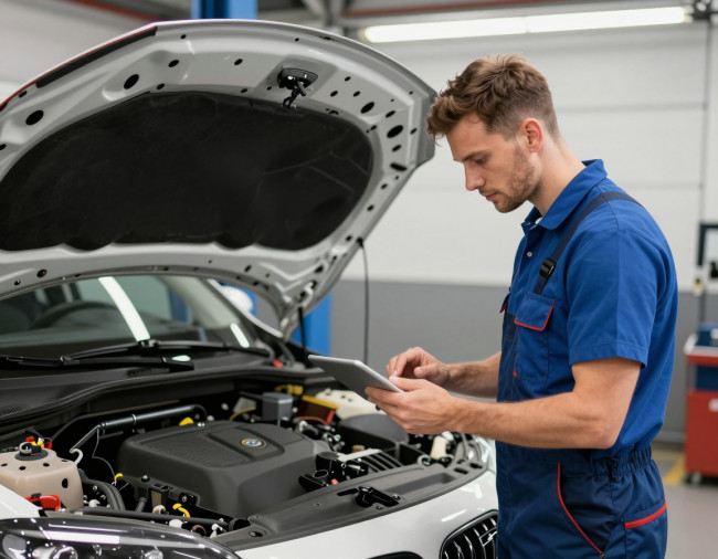 Professional garage management software, car repair service program