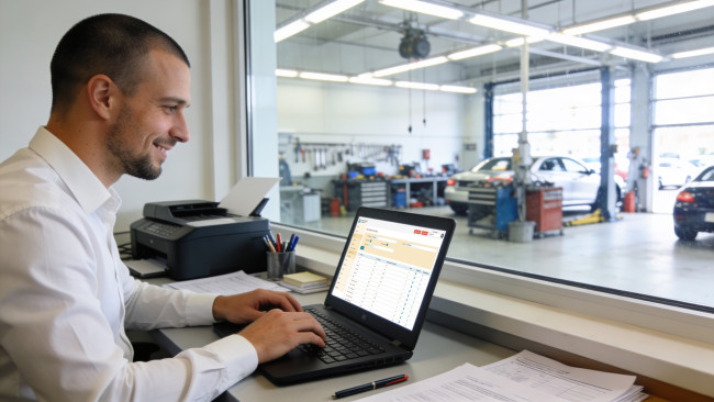 Centralized control hub for multi-location automotive repair shops