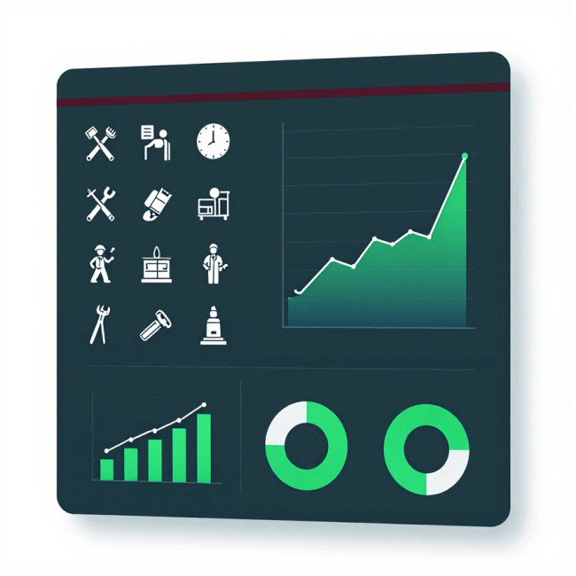 Technician productivity and workload monitoring