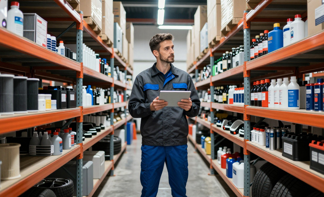 Parts and consumables tracking software for automotive repair shop